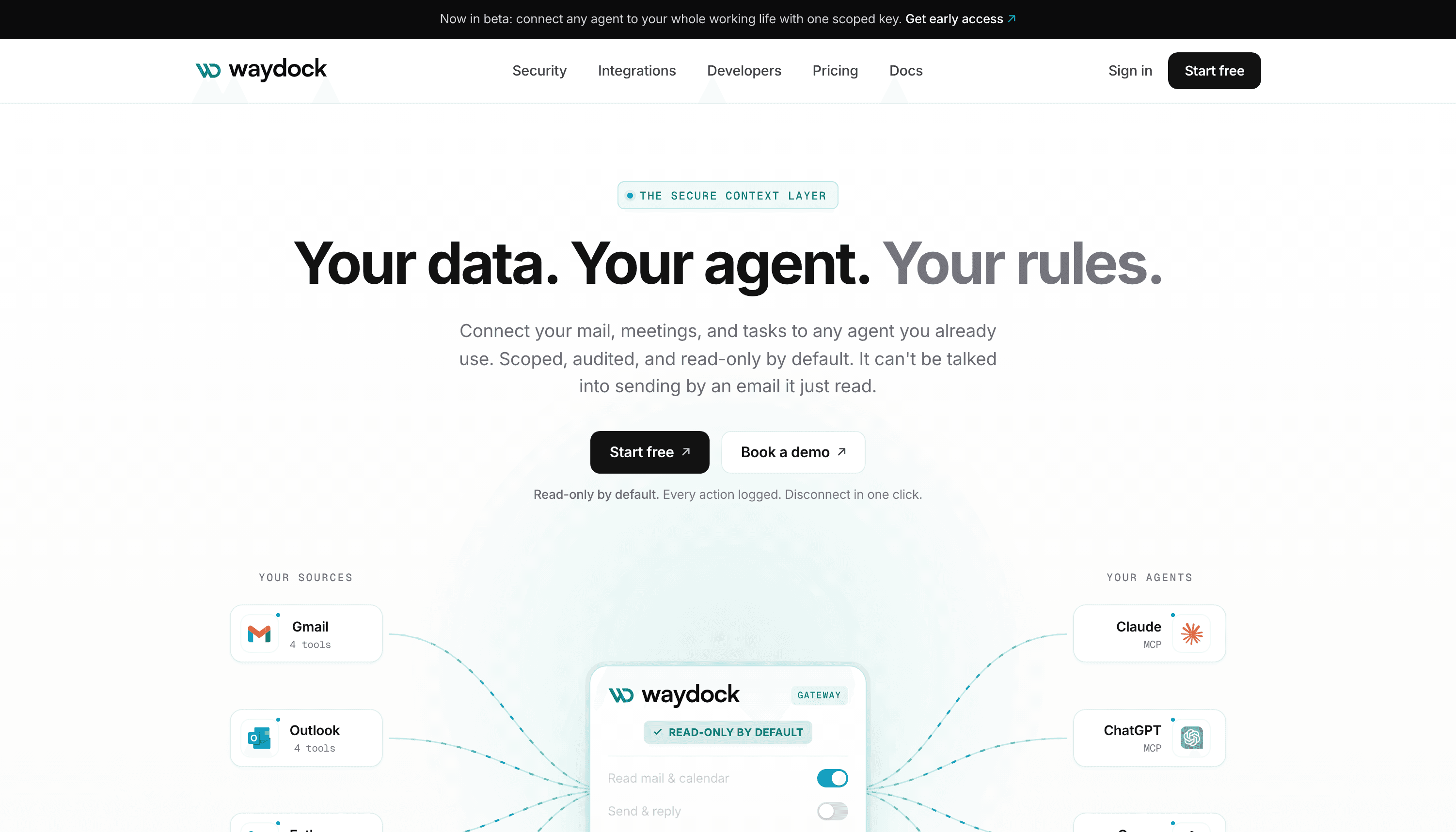 Waydock app preview
